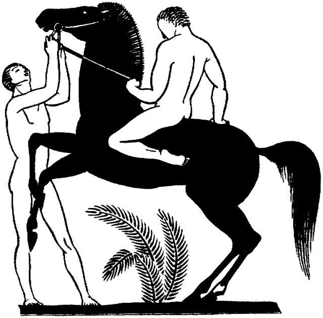 Dagens hästrelaterade svart-vita bild